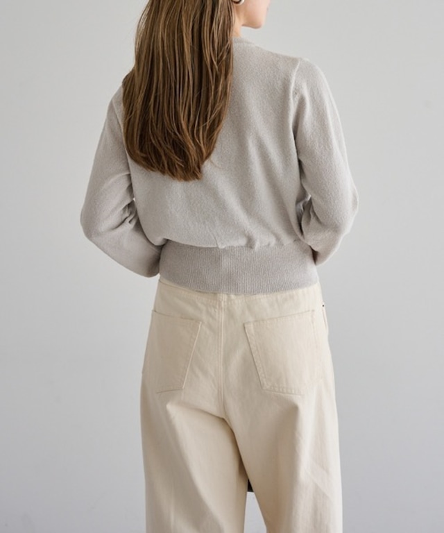 クロスボタンカーデ