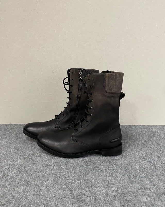 【Neil Barrett】Tactical lace-up zip boots