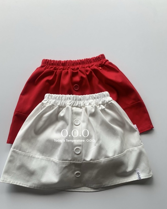 【取寄】o.o.o｜alba skirt｜アルバスカート｜XS-XL｜kids｜26 autumn