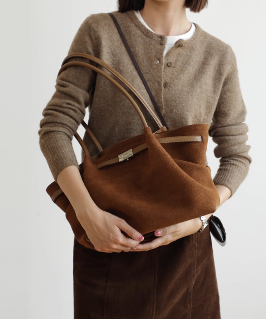 本革ハンドバッグ【e-70155】