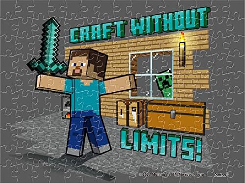 エンスカイ Minecraft ジグソーパズル まめパズル 150ピース【クラフト