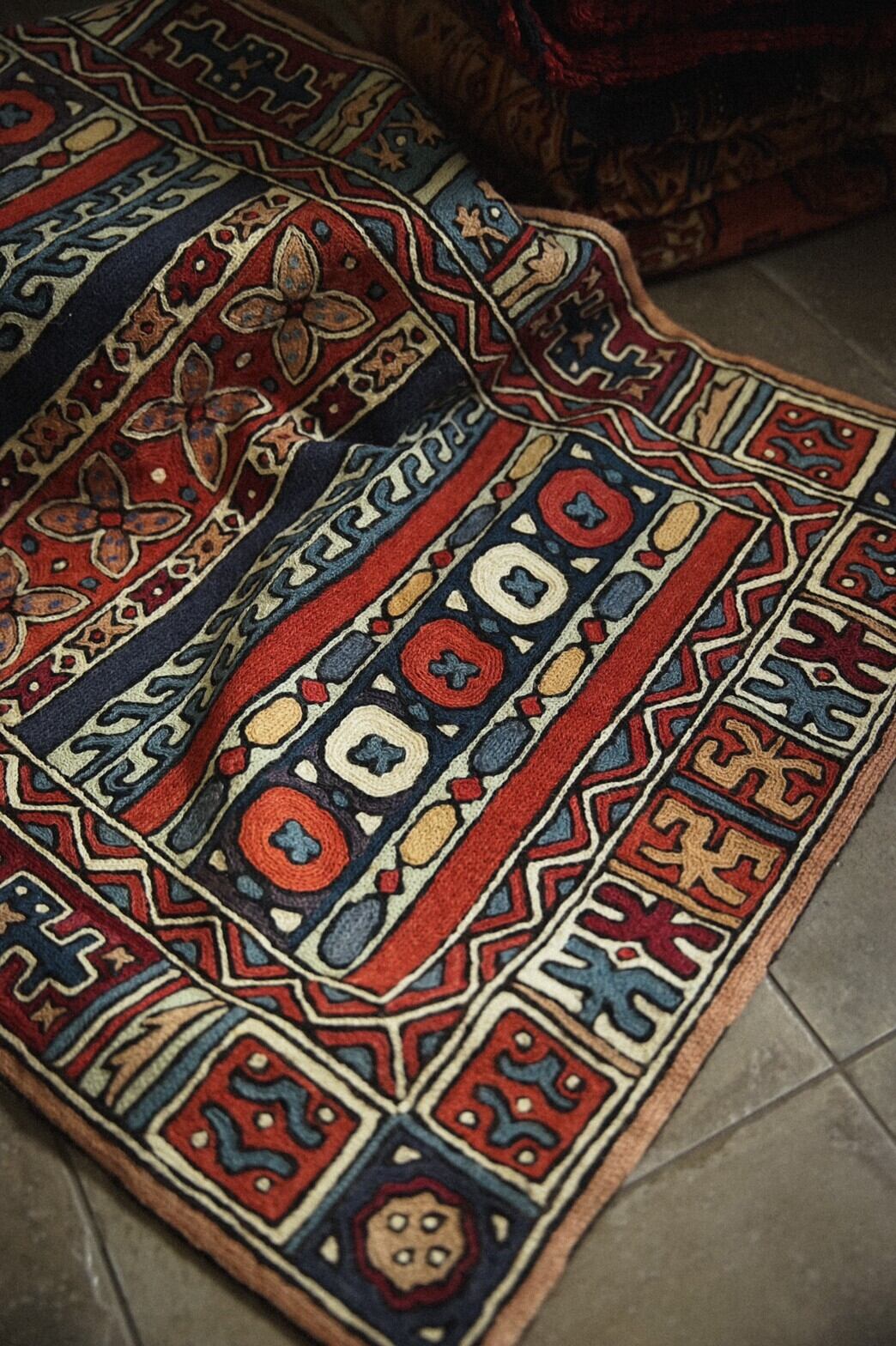 448-Vintage Sumack kilim
