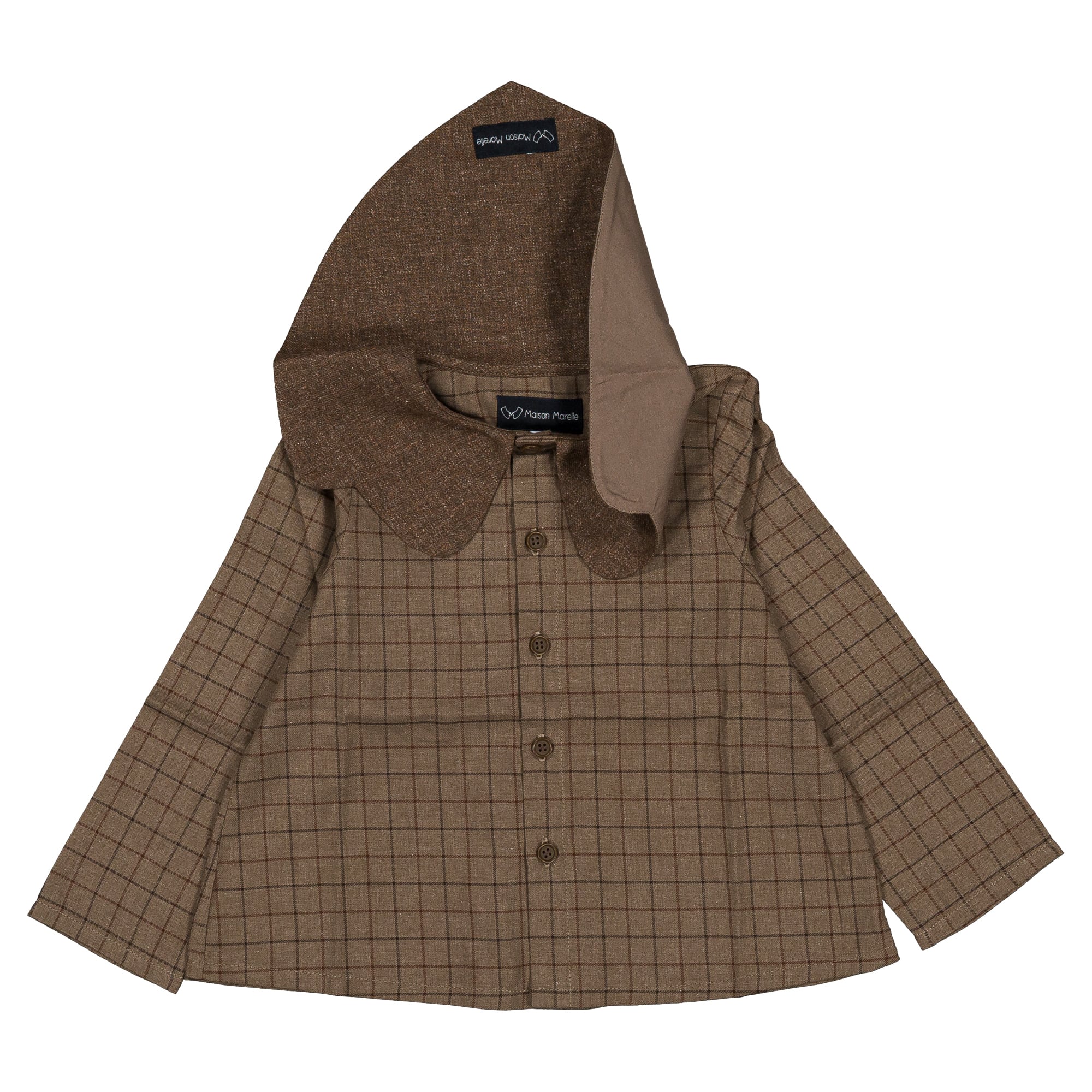 【予約/送料無料】Shirt OPERA- brown tiles / Maison Marelle