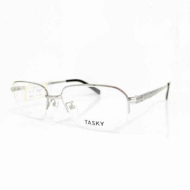 【TASKY】スクエアナイロールフレーム　シルバー