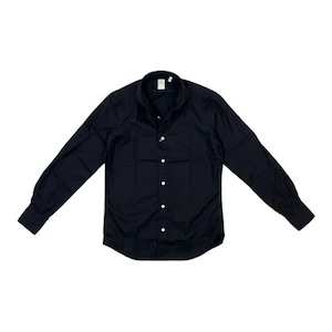 FINAMORE(フィナモレ)  Cotton  Poplin Shirt"SERGIO"/BLACK