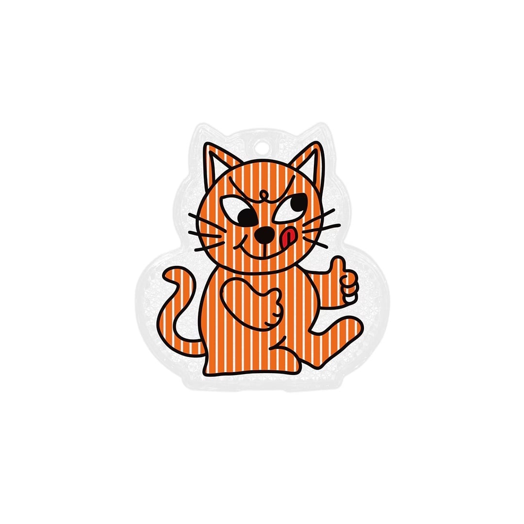MIDORI KOMATSU】 Cheeky Cat Reflector (5colors) | dros dro