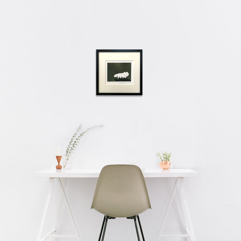 版画 「ねこ いいかげんにしなさい」 ※著者直筆サイン入り | 五味太郎