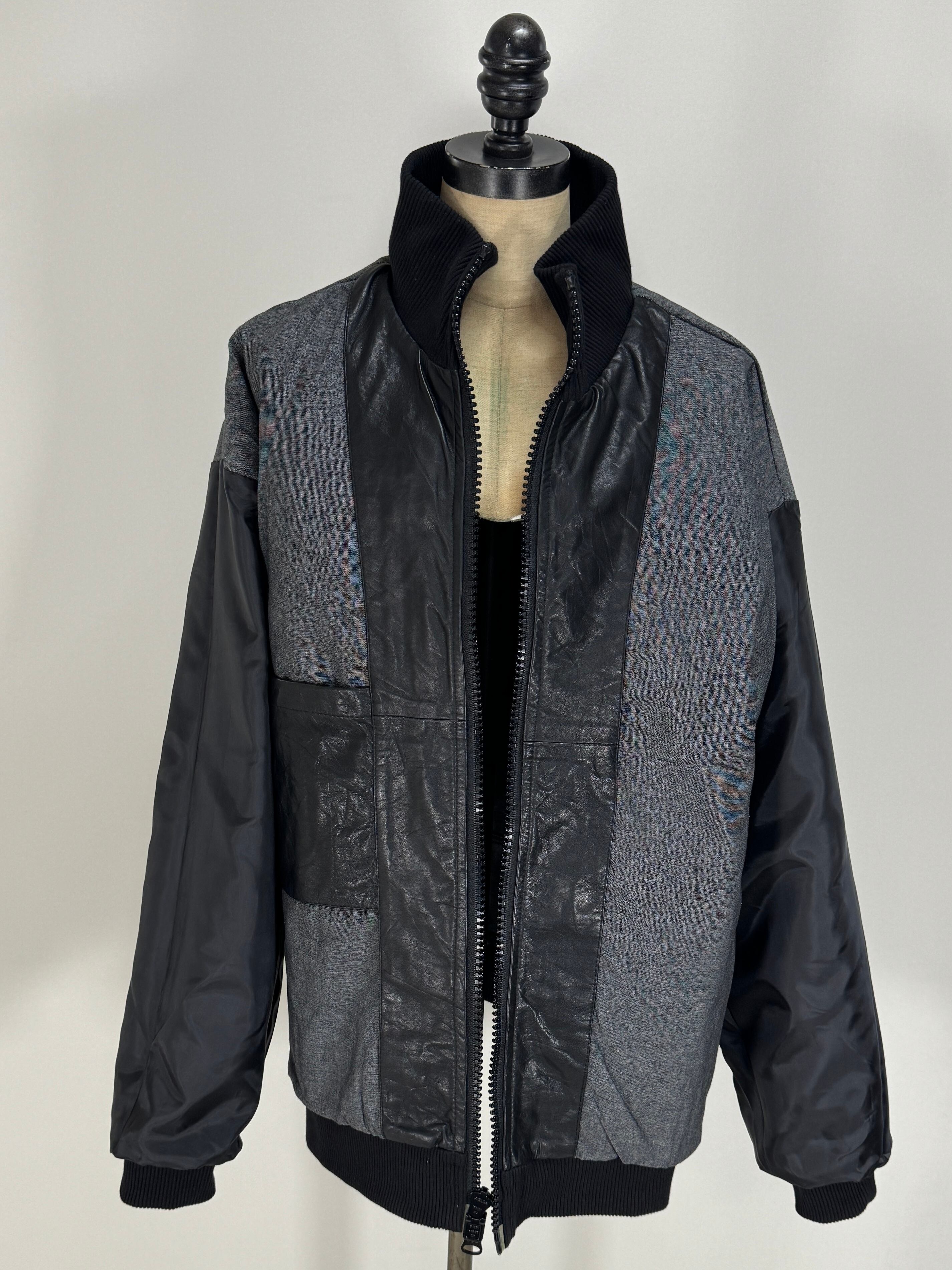 G.F.Military Leather JKT | yoused