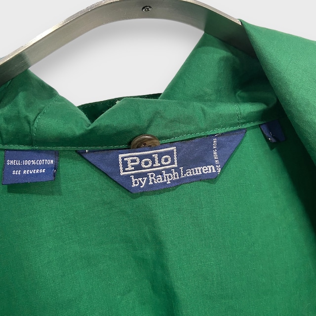80s ラルフローレン ライナージャケット付きマウンテンパーカー グリーン L