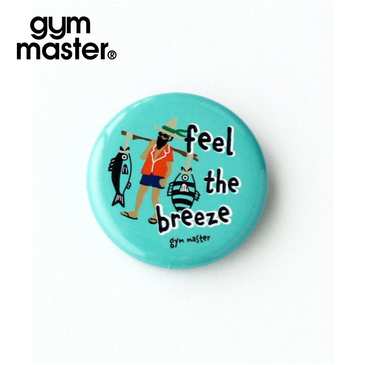 gym master ジムマスター 缶バッジ 32mm SMALL 日本製 ピンバッジ