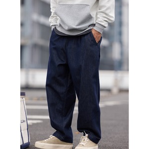Wide silhouette design pants C3697