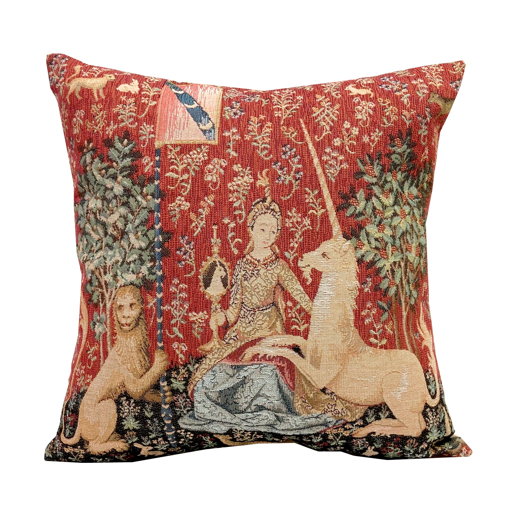 クッション・カバー48cm】視覚/貴婦人と一角獣(ART de LYS クッション・カバー48cm】視覚/貴婦人と一角獣(ART de LYS