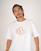 【#Re:room】LOGO BIG FLOWER PRINT T-SHIRT［REC916］