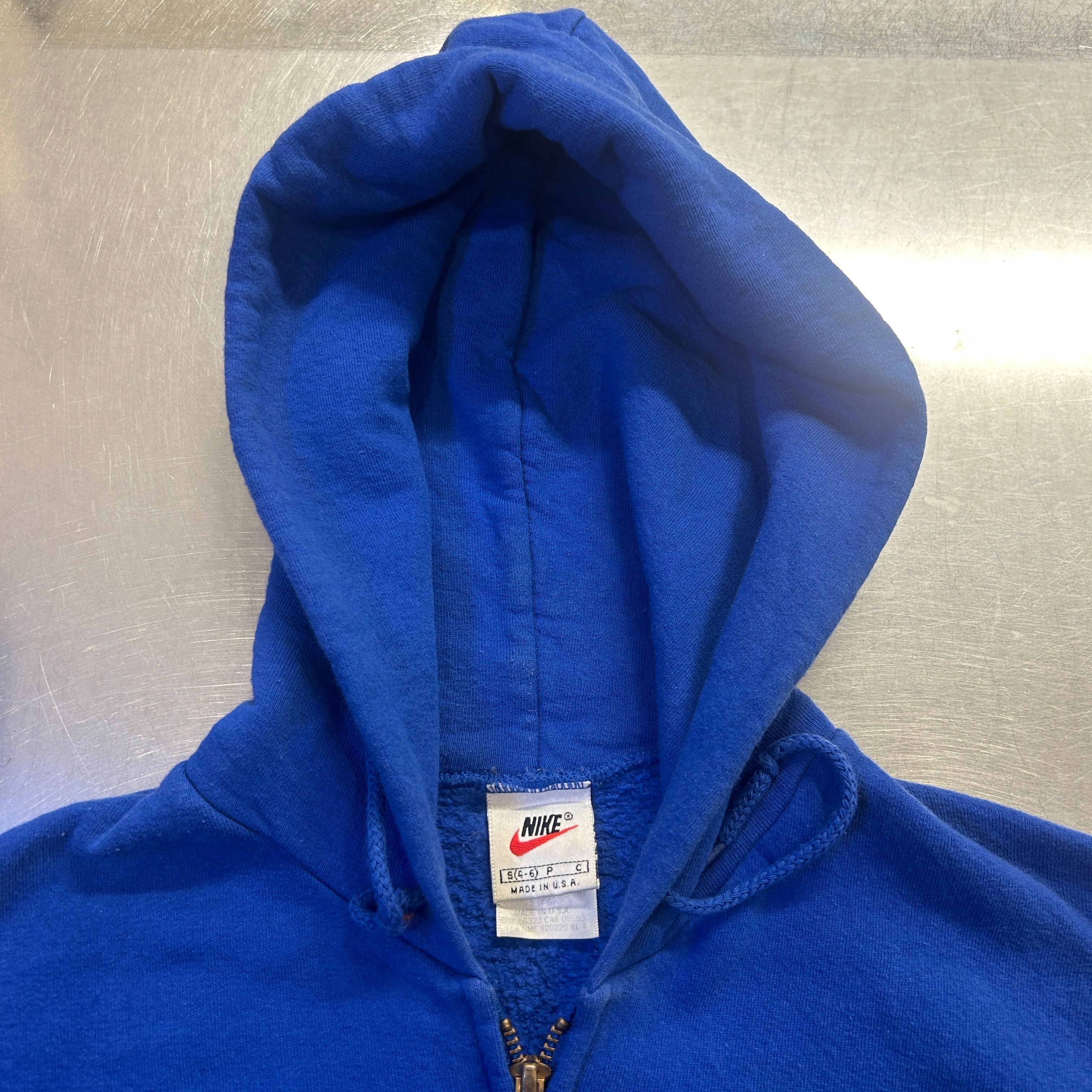1990'S NIKE SWEAT PARKA BLUE S | safarionline