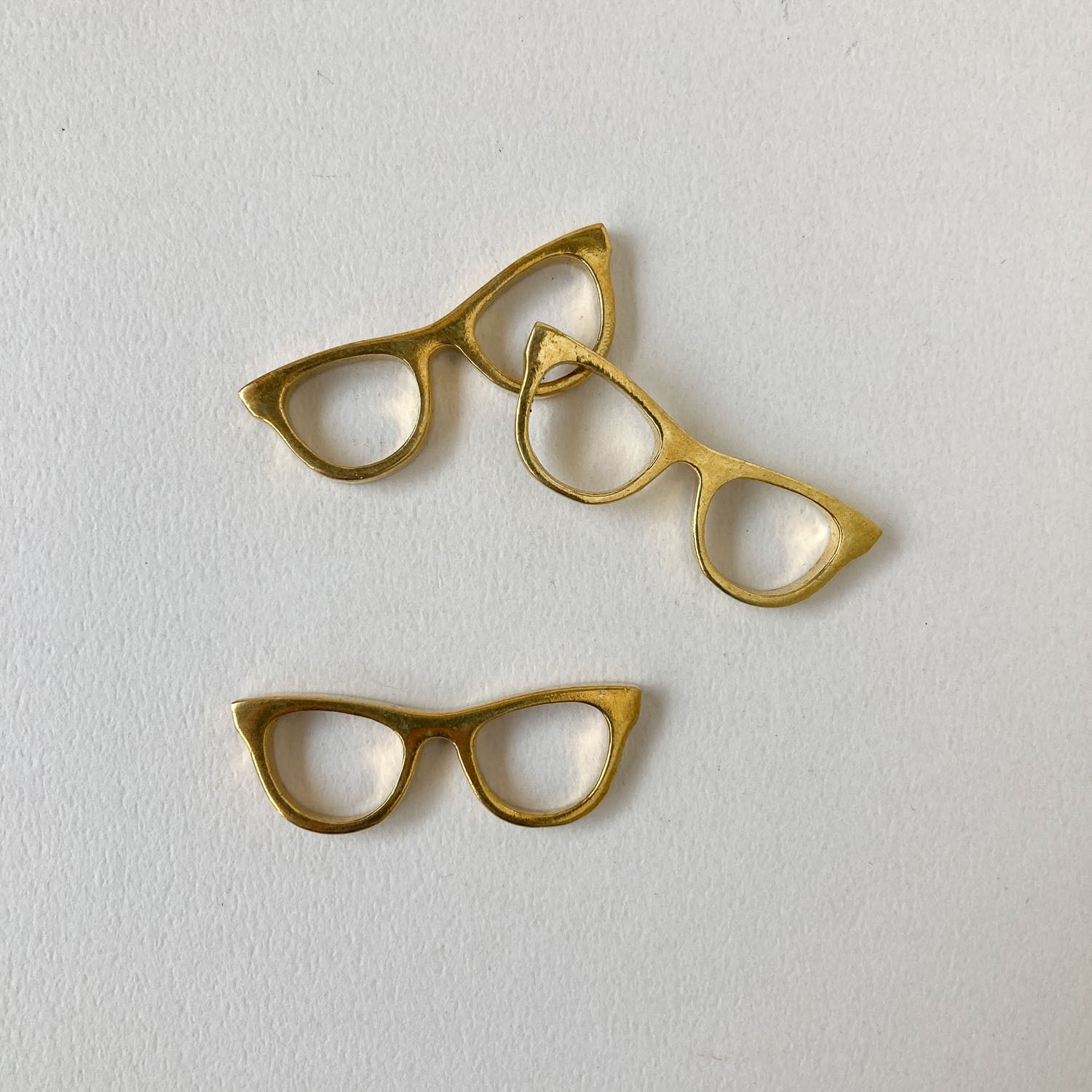 Duaオリジナル メガネの真鍮パーツM(41mm)