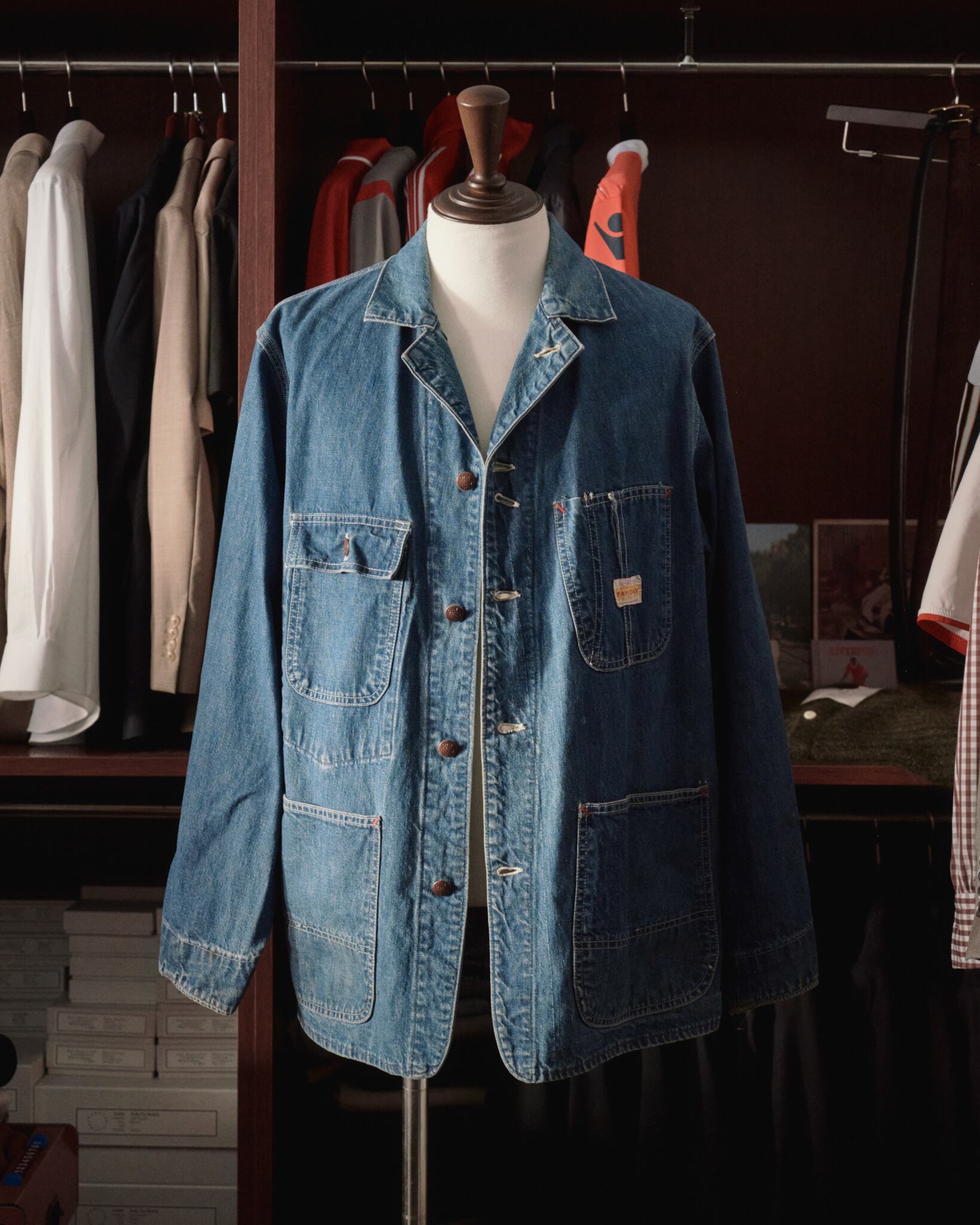 デ*ゴ様 【ミントコンディション】 60s〜70s デニムカバーオール 60〜70年代 MADEWELL ブランケットライナー デニムカバーオール メンズ