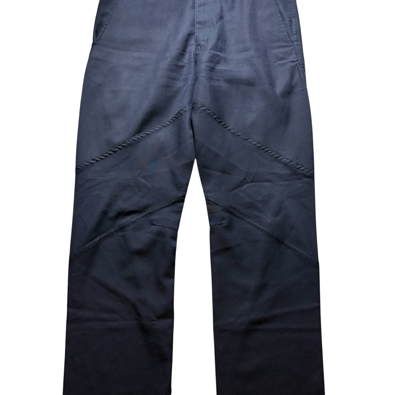 COMME des GARCONS SHIRT biker design patchwork pants Navy