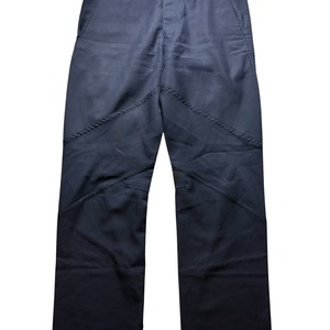 COMME des GARCONS SHIRT biker design patchwork pants Navy