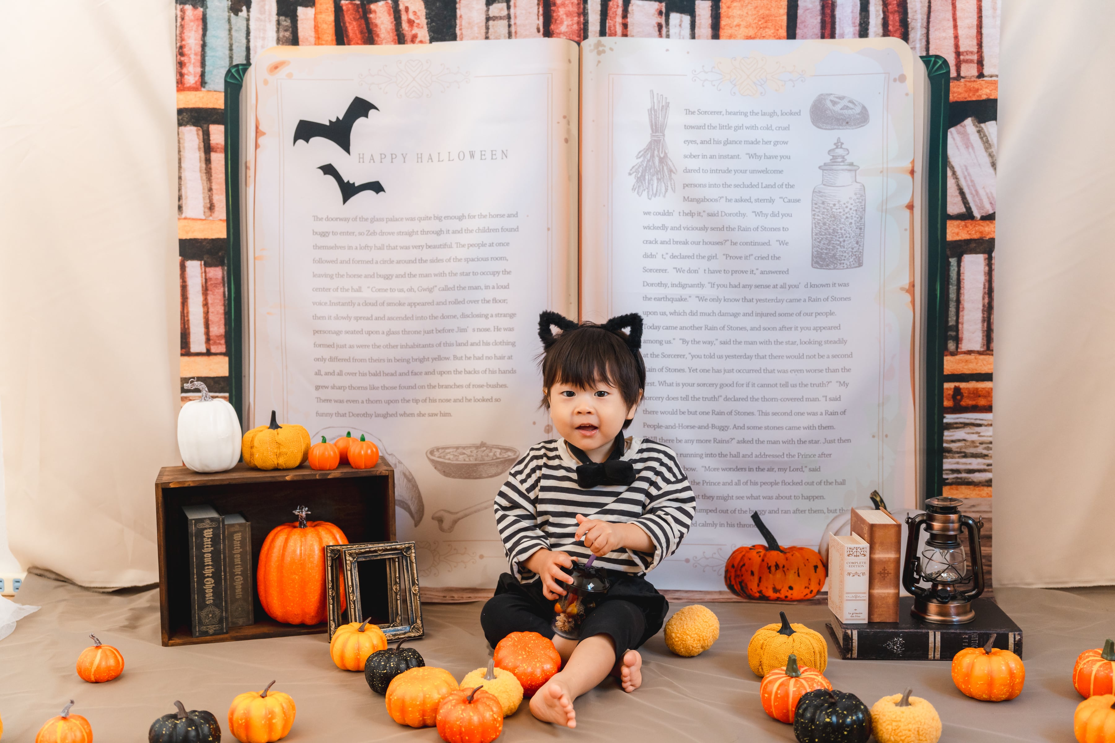 魔法の書マット｜おうち写真館・ハロウィン背景布・日本製 | toricomooo