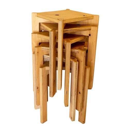【10%OFF！】Plywood stool （プライウッドスツール）５脚セット