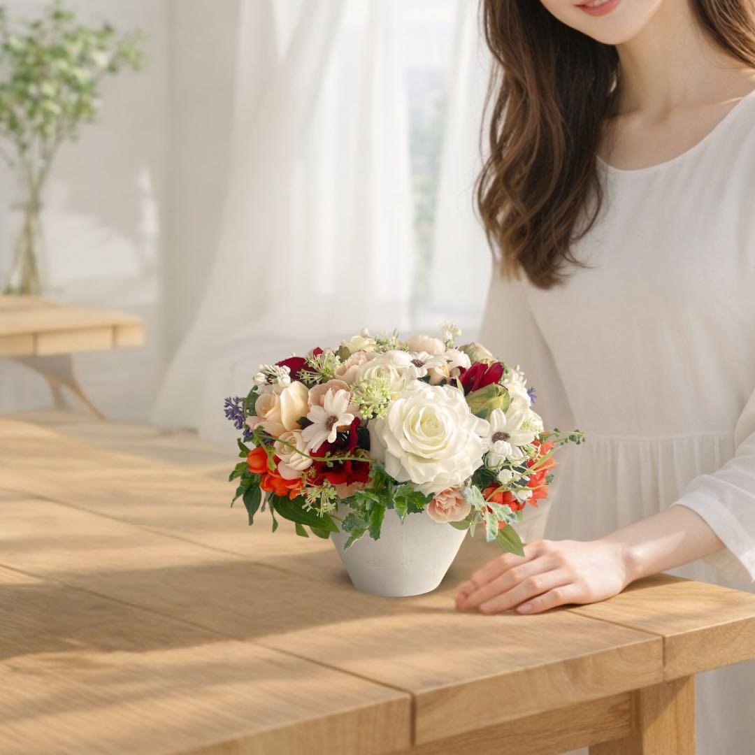 光触媒フラワー「フルール・シュシュ」薔薇のミニ庭園 Sサイズ 母の日