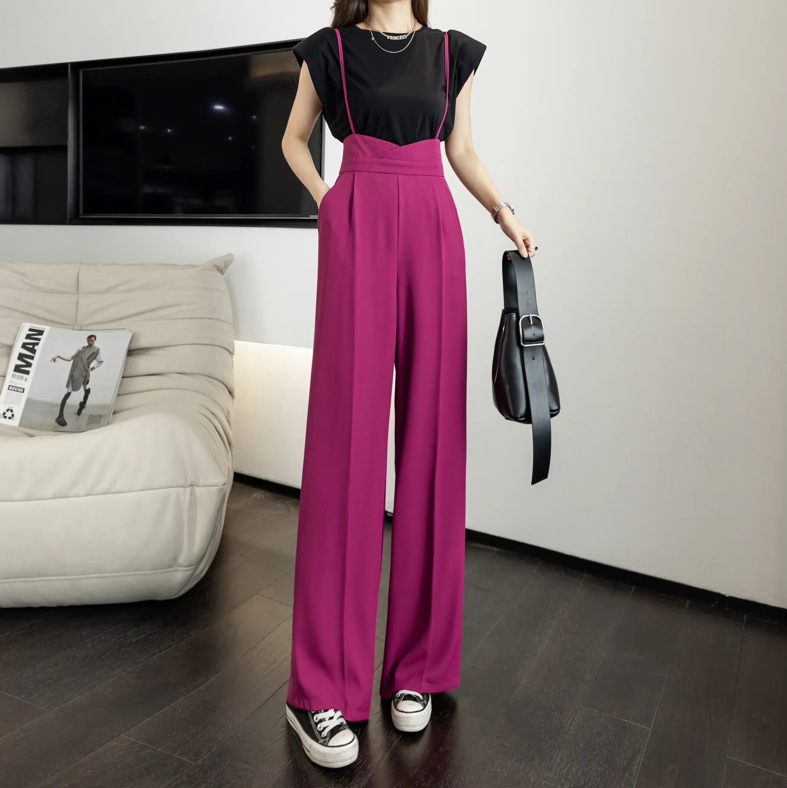 ハイウエストオールインワン