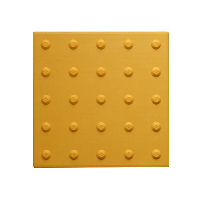 点字パネル ポイントタイプ 300角を10枚。黄色 上質・貼付式 myk