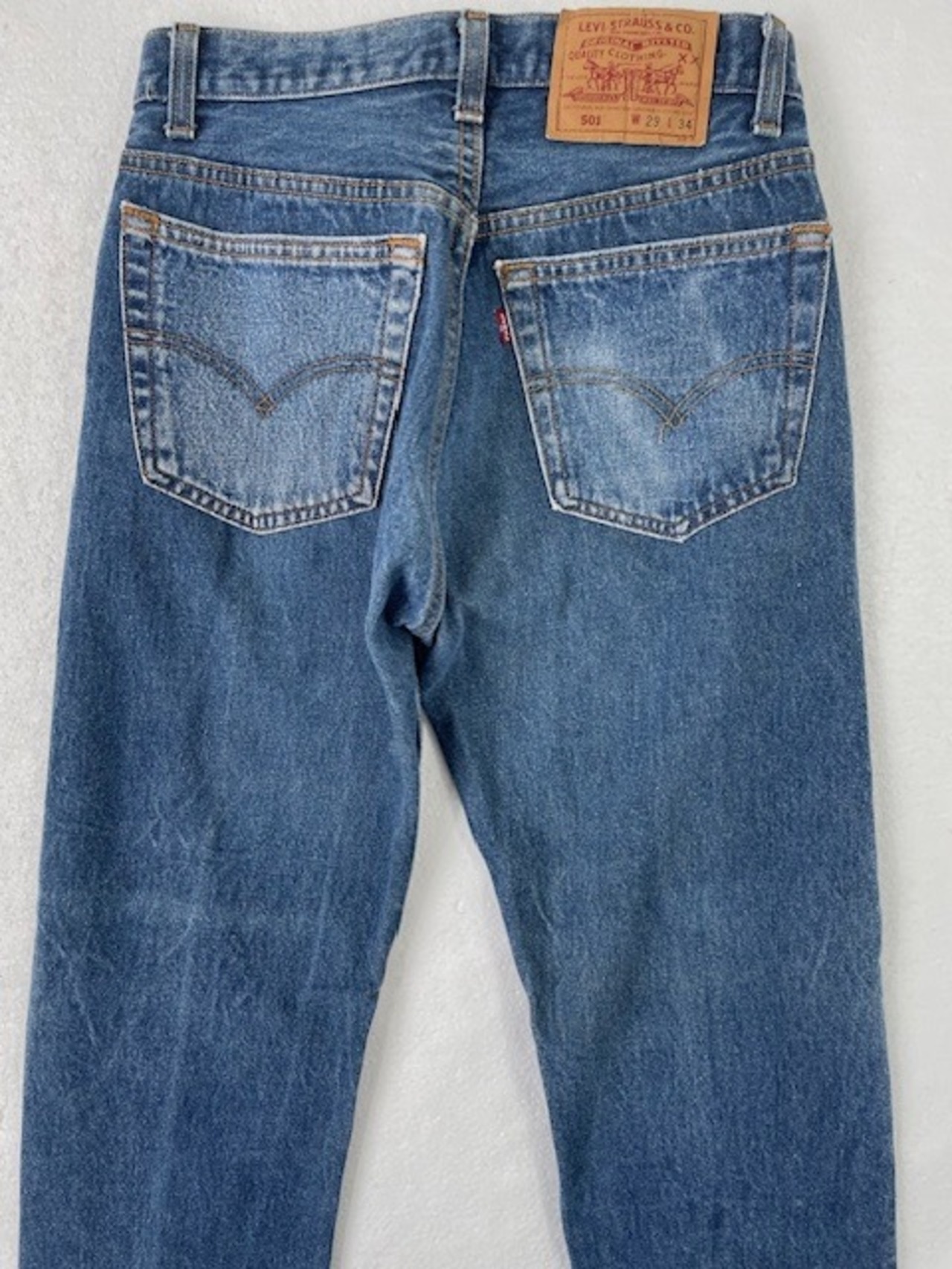 M-212 リーバイス Levis501レギュラー古着 1980年代中期米国製刻印653  W 70cm(ぐるり） 股下 76cm
