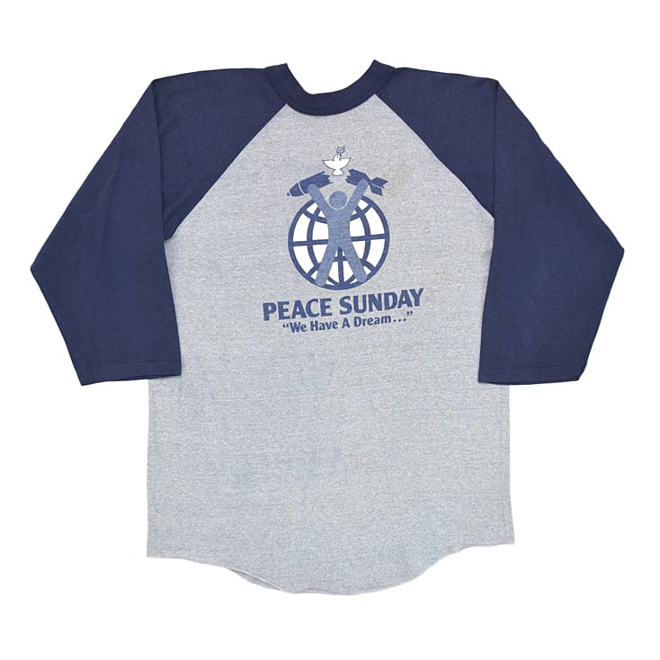 1982 PEACE SUNDAY CONCERT ジャクソンブラウン スティーヴィーワンダー ヴィンテージTシャツ 【L】 @AAG1029