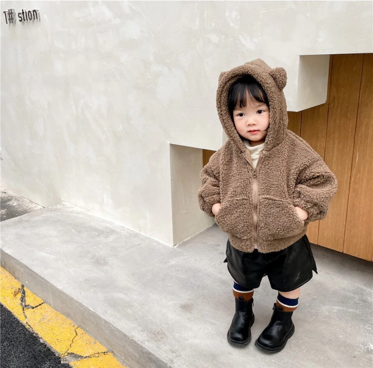 発注】もふもふくまさんパーカー[TP12] | FAPy baby