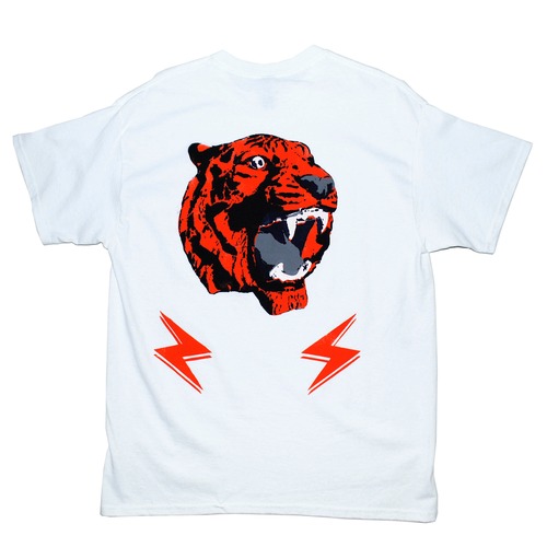 『snAwk(スノーク)』"トラ" hand painted Tee／L