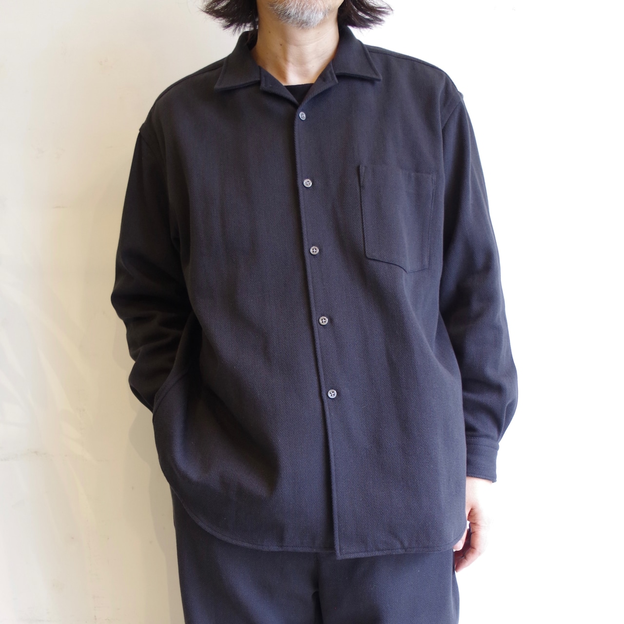 E R A.  HOMMA HERRINGBONE ERA.SHIRTS