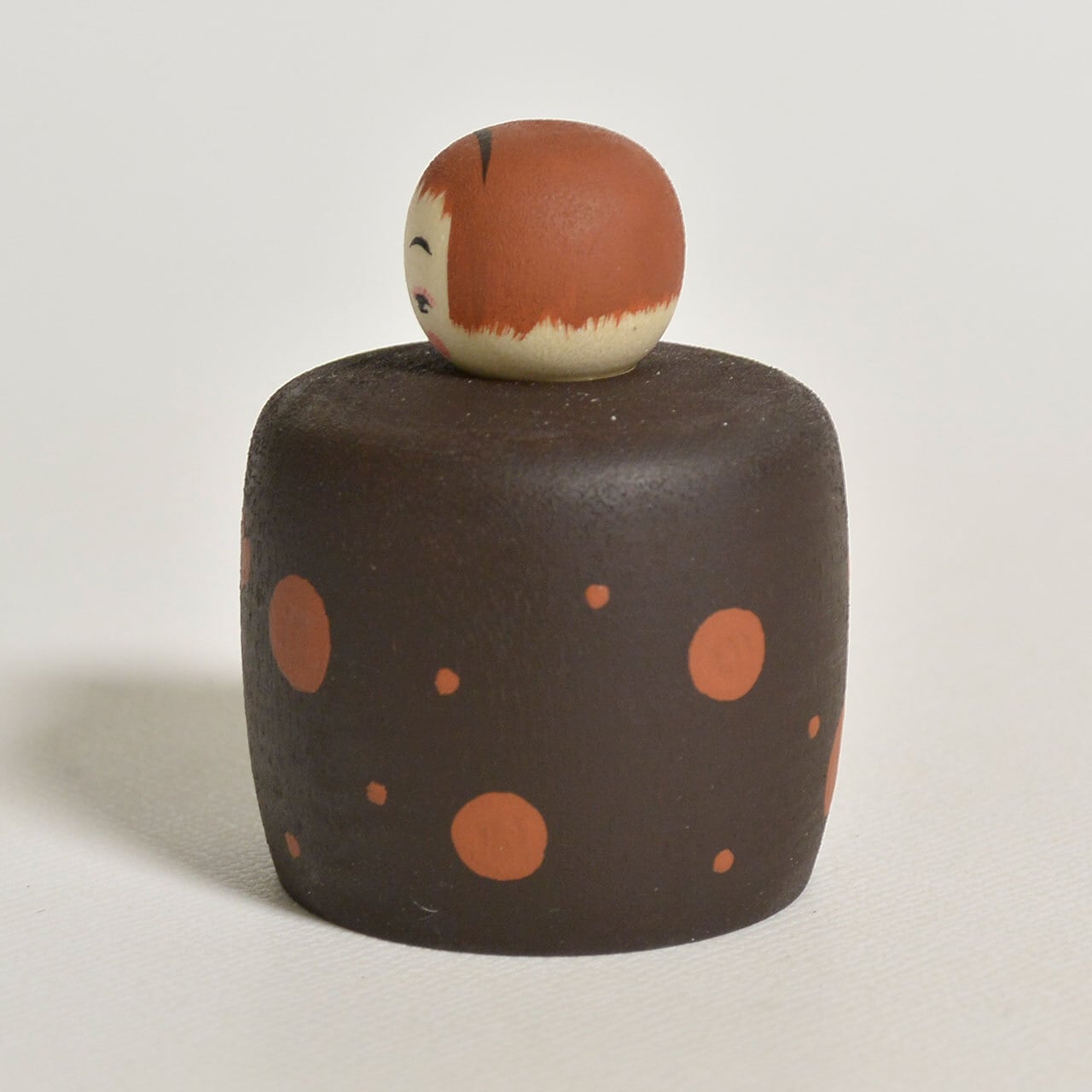 ドットちゃんえじここけし 約1.5寸 約4.5cm 鈴木明 工人（作並系