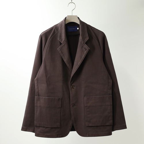 CURLY&Co./KNIT DENIM TAILORED JACKET
