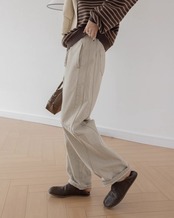 Cotton curve Pants T20333