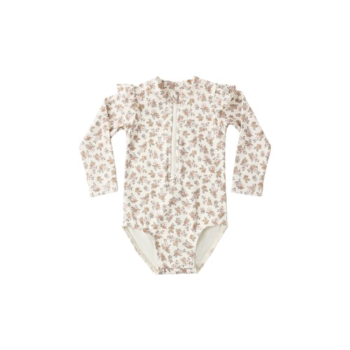 Quincy Mae(クインシーメイ) / 26ss BYRON RASHGUARD ONE-PIECE / WILDFLOWER / 18-24M・2-3Y・4-5Y