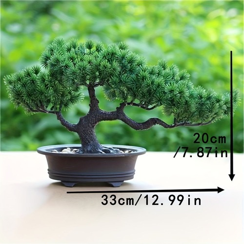 盆栽 松 フェイクグリーン 人工盆栽  家庭用オフィス 松の木 贈り物 プレゼント リアルな装飾 ホーム装飾 寝室 手工芸品ギフト リビングルーム装飾