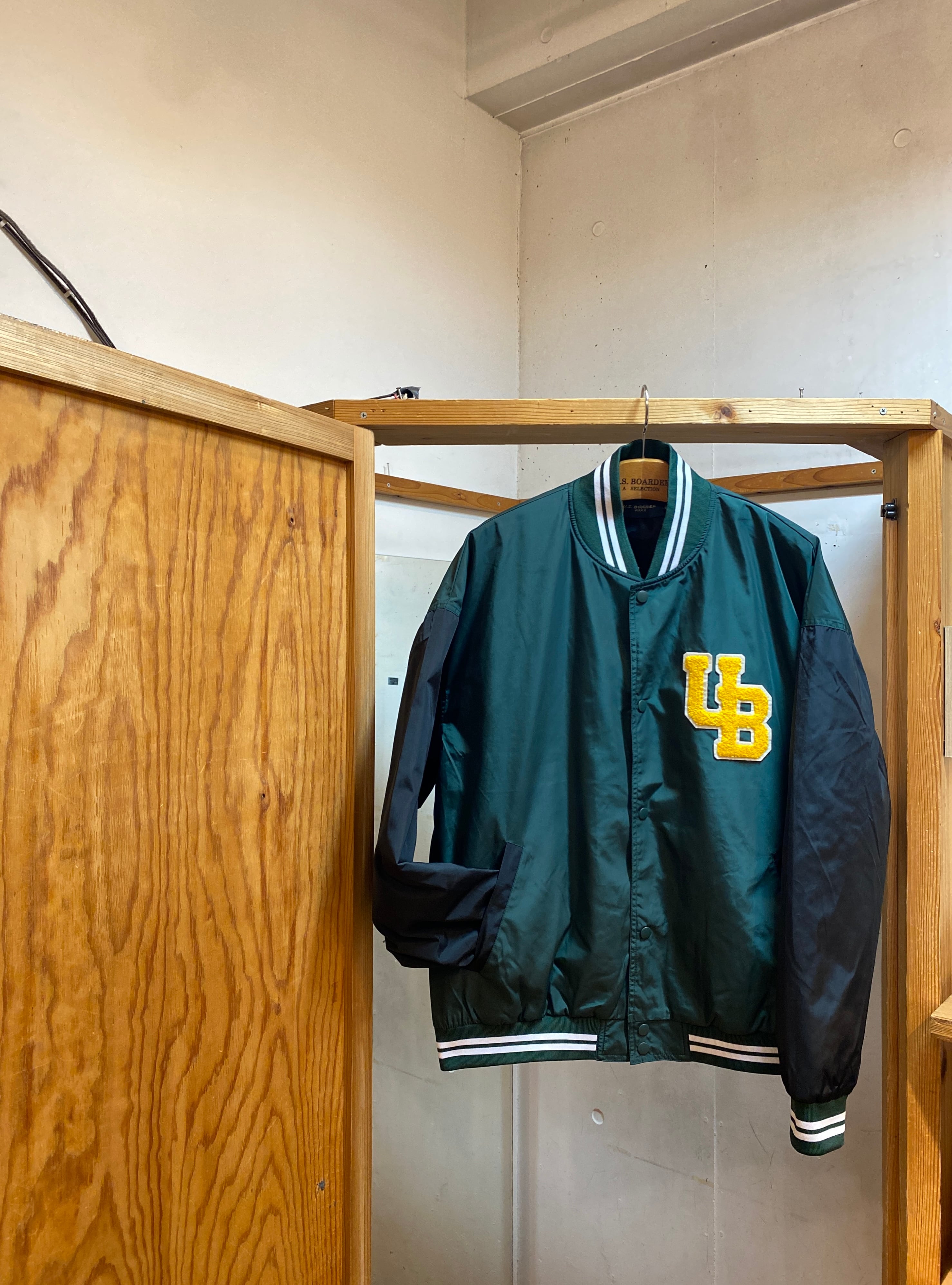 【UCLA】カリフォルニア大学 90s ウール地 スタジアムJKT ワッペンロゴ