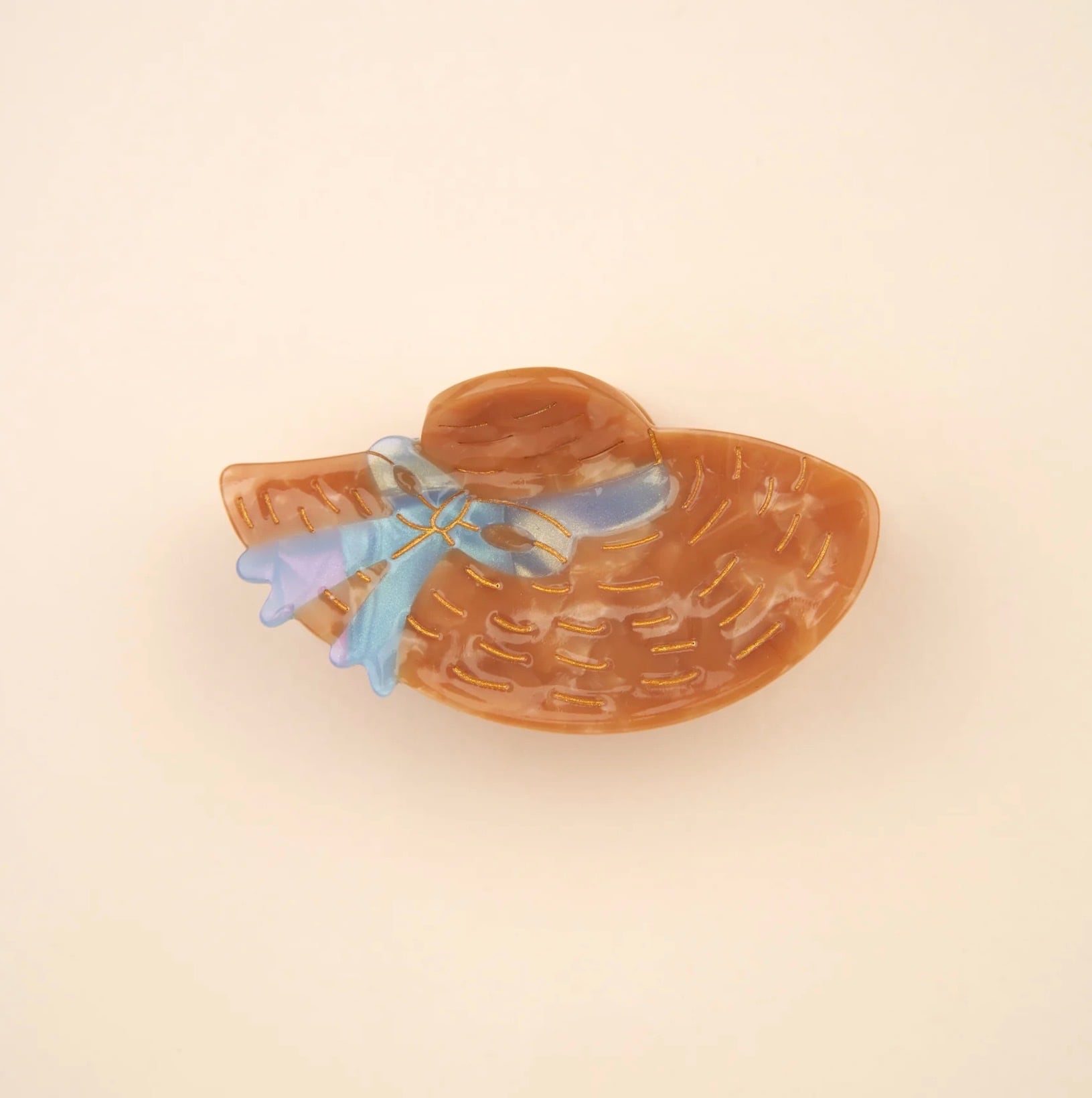 【Coucou Suzette Garden Party collection-Straw hat hair claw-】