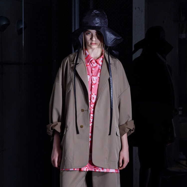 24SS】VOAAOV Relux Tech Chino Big Tailored Jacket (BEIGE) VOJK-L22