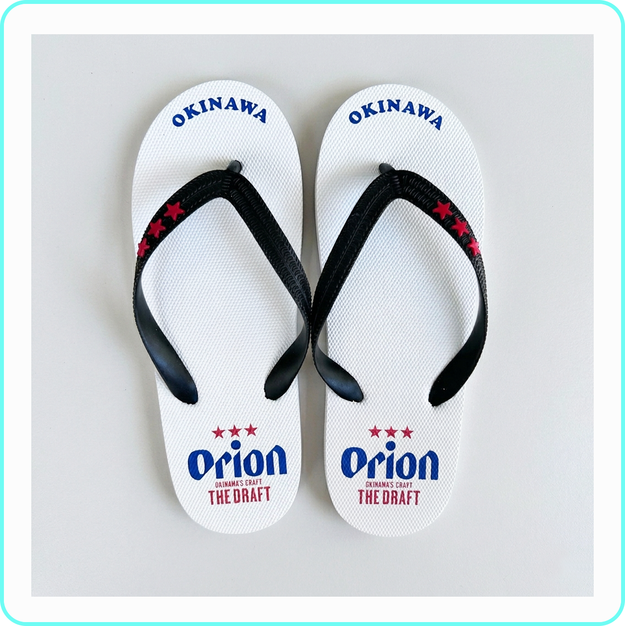 オリオンビール ビーチサンダル ドラフトブラック Orionロゴ(24cm/26cm/28cm)沖縄限定 ユニセックス 島ぞうり orion ご当地 オリオングッズ(※注文日より3~5営業日で発送いたします)