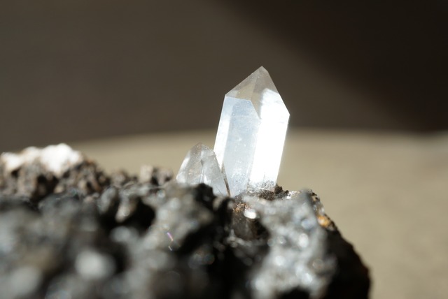 モロッコ産クォーツ/シデライト Quartz / Siderite 1487