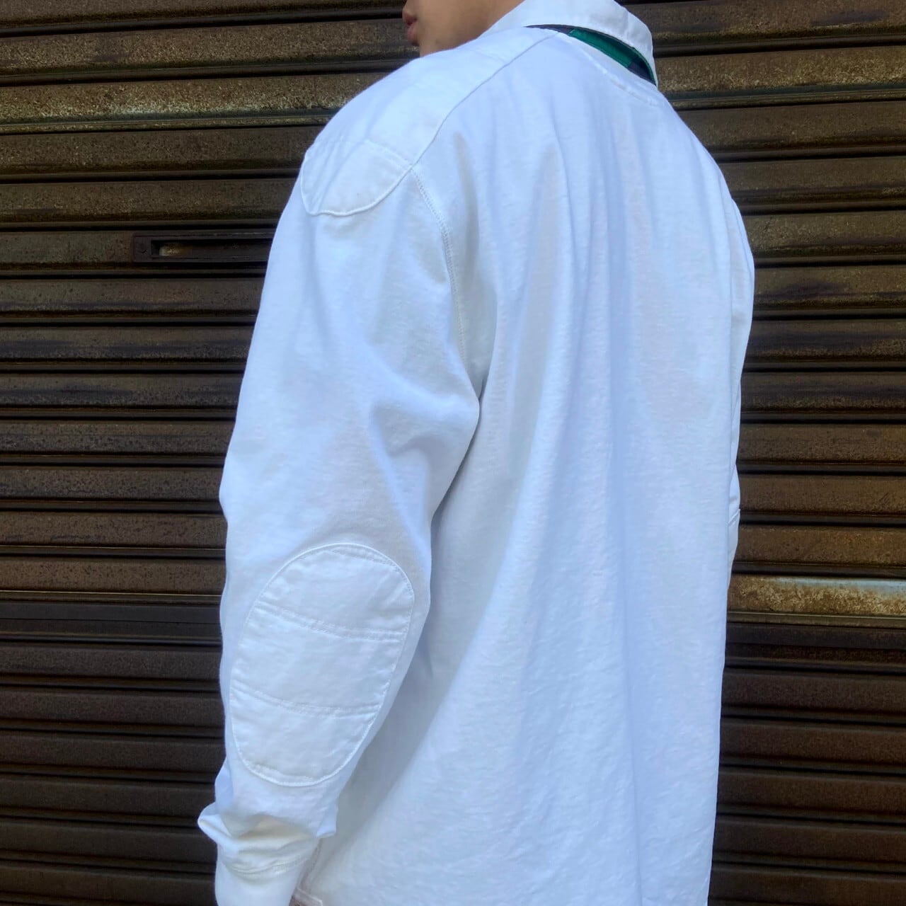 ポロバイラルフローレン 長袖 エンブレム ラガーシャツ メンズXL 古着