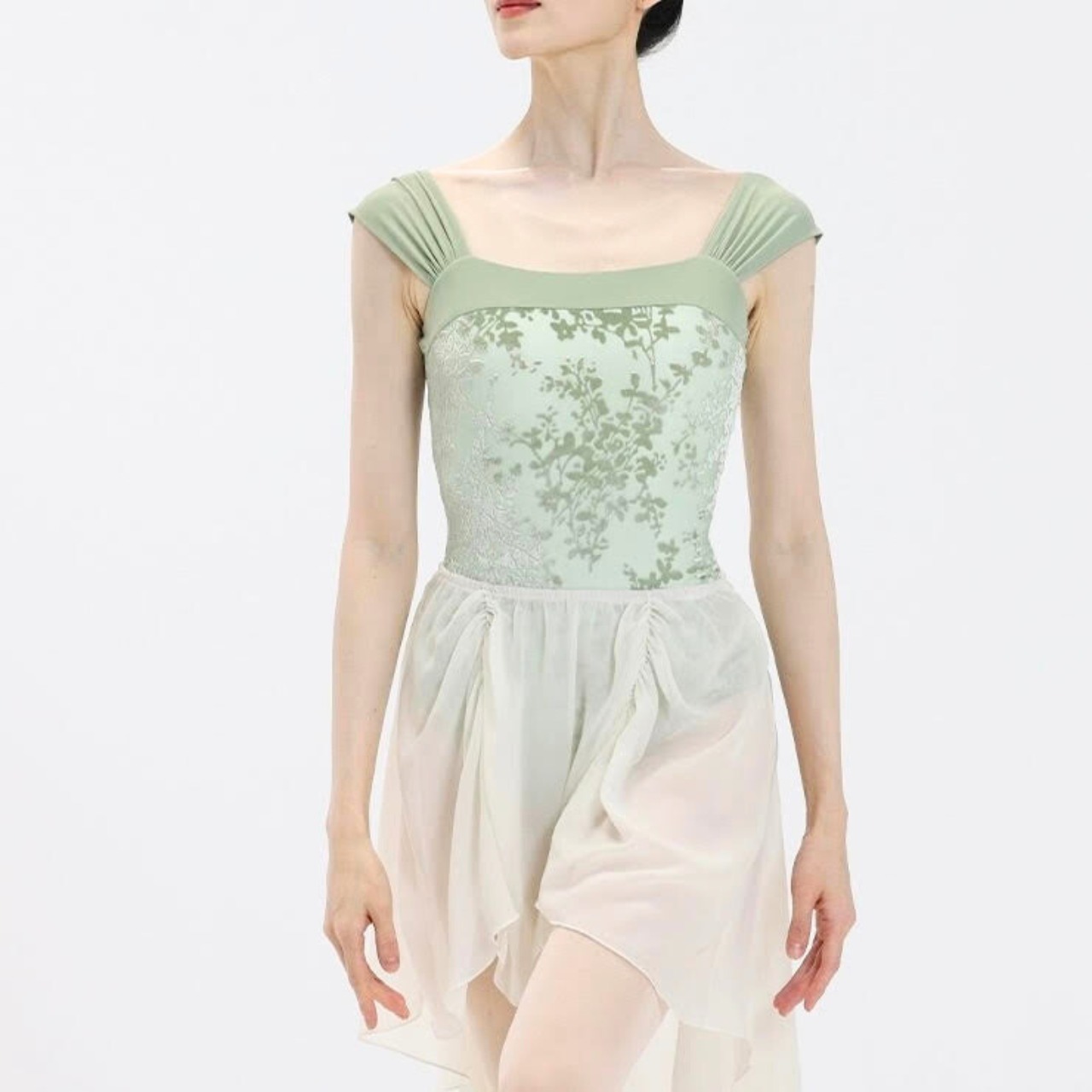 ベルベットレリーフ フラットライン レオタード L1189