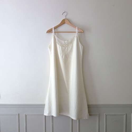 【MADE IN FRANCE】PAYSAN ノースリーブキャミソールワンピース "BLOUSE PAYSANNE"