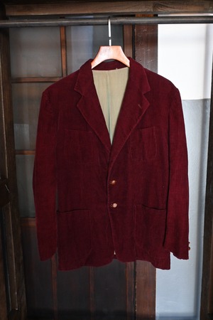 made in california 50's block bilt corduroy jacket  red 790
