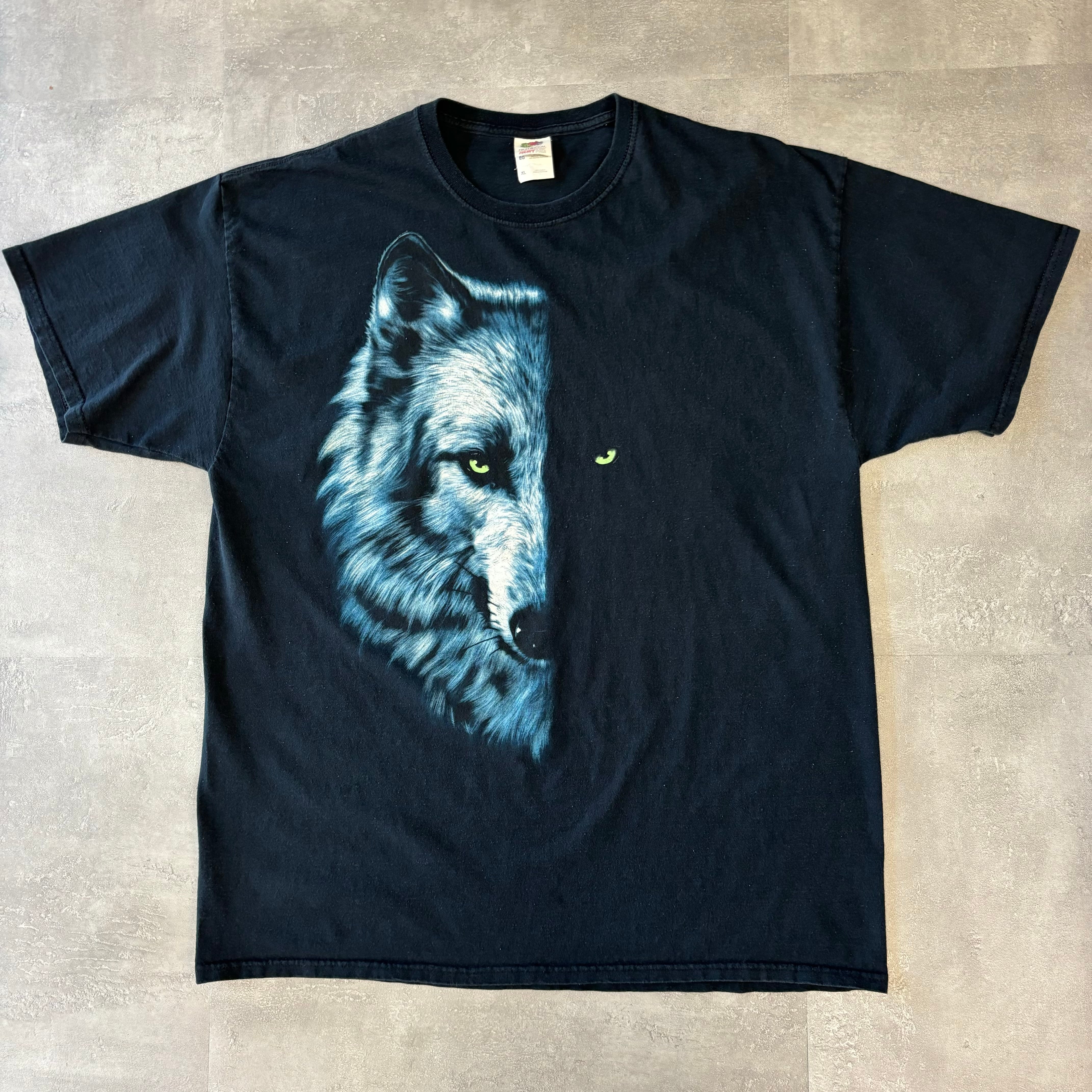 wolf オオカミ Tシャツ fruit of the room フルーツオブザルーム no.2950