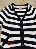 border knit cardigan