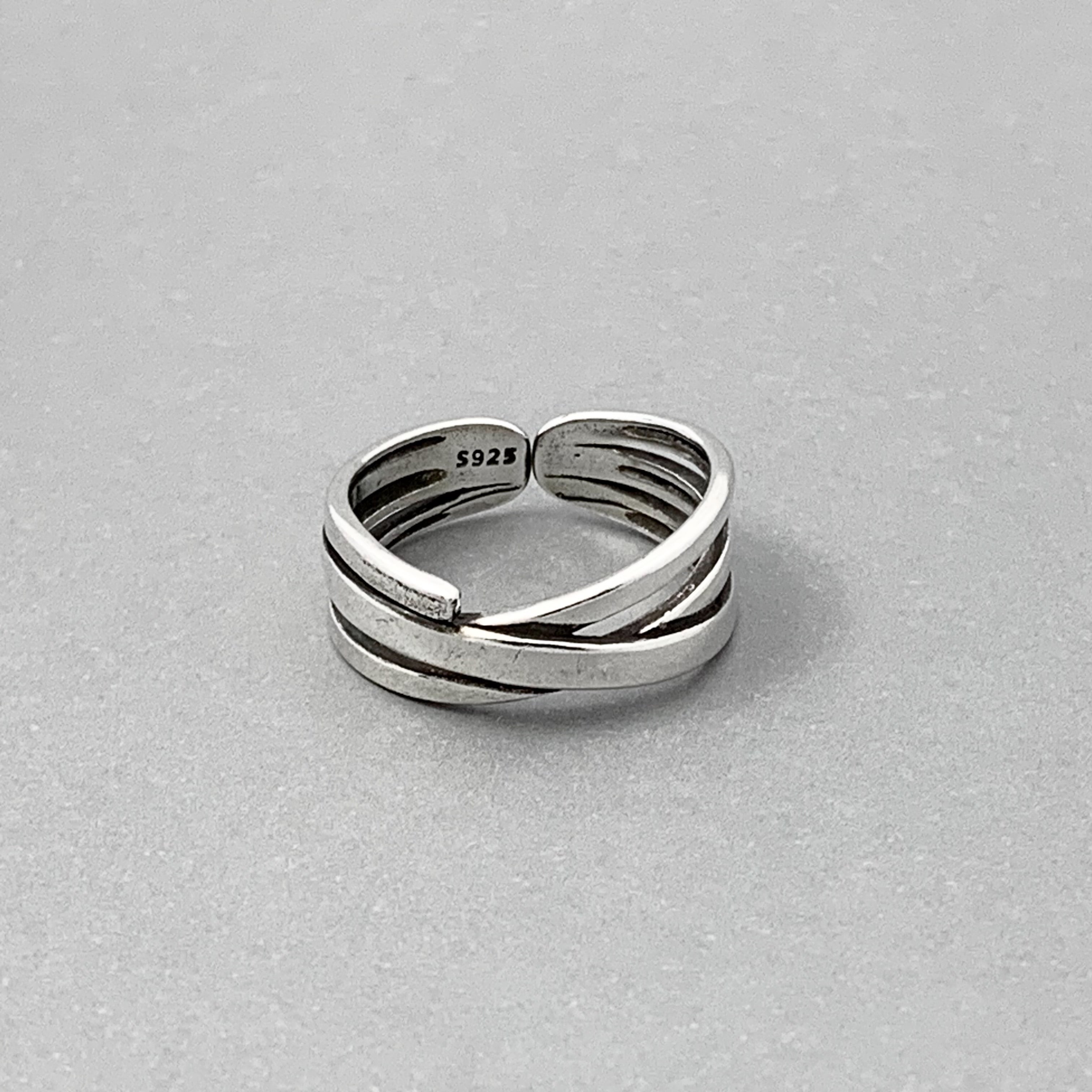 【残り1点】Multiple Band Ring #182