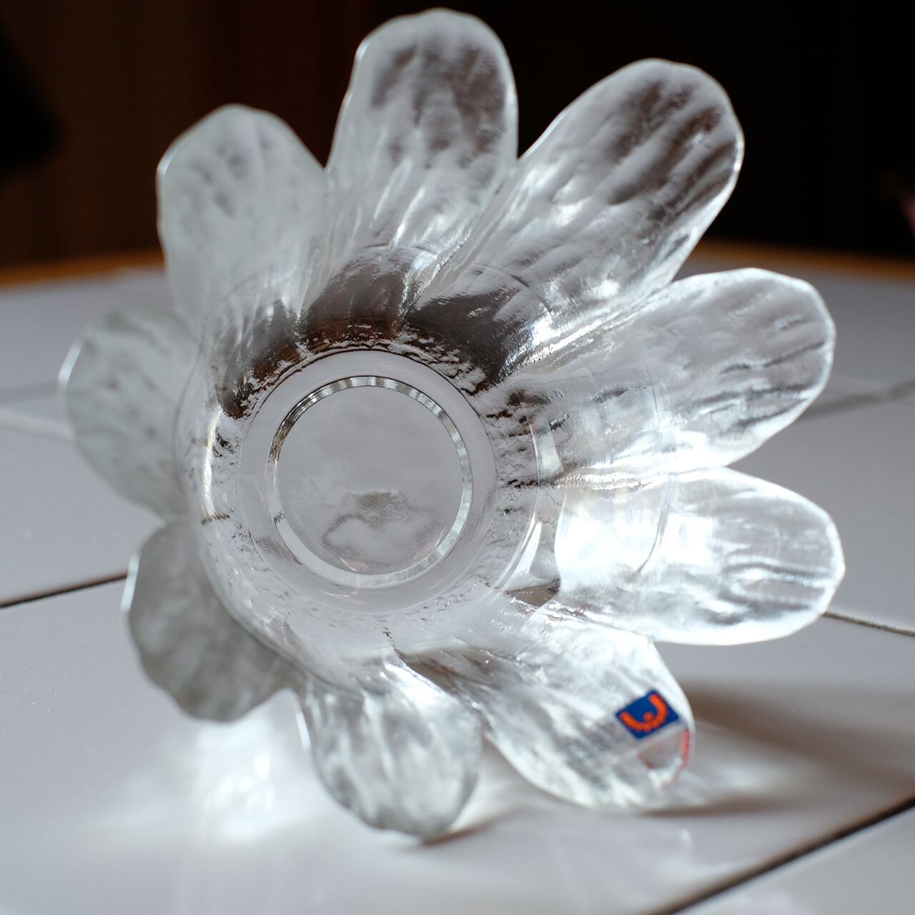 HUMPPILA CRYSTAL フンピラクリスタル フラワーボウル Finland HUMPPILA CRYSTAL フンピラクリスタル フラワーボウル Finland